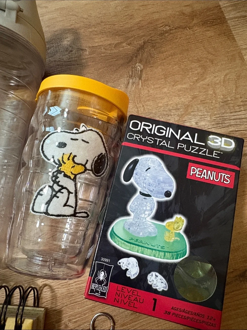Snoopy Peanuts Lover Bundle Tervis, Doll, Puzzle, Keyring , Calendar